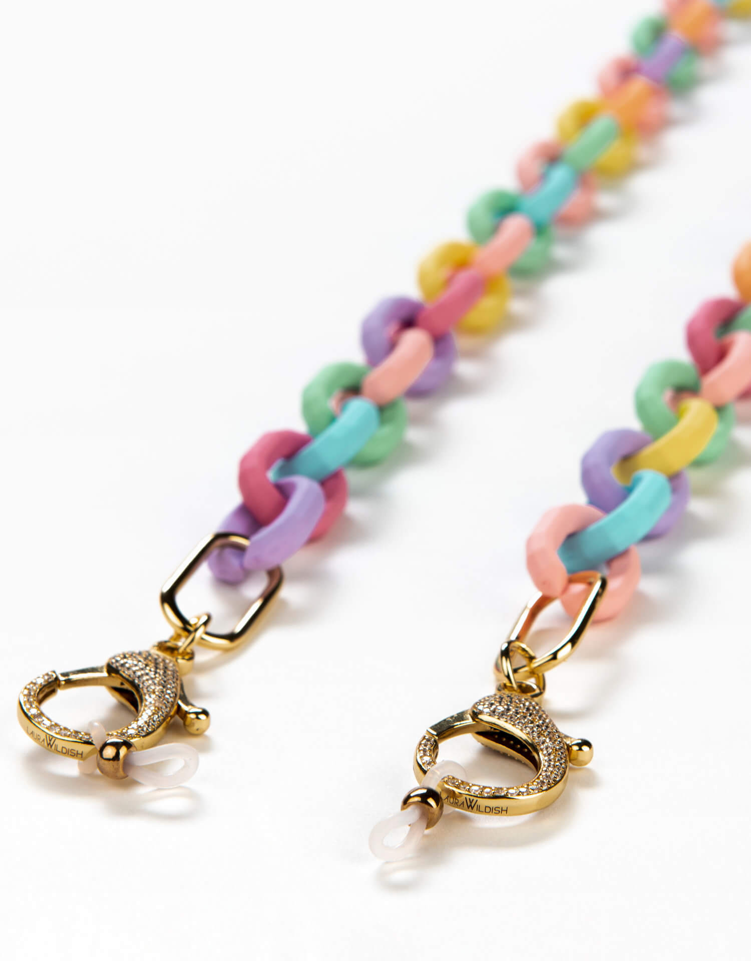 RAINBOW glasses chain - Gold