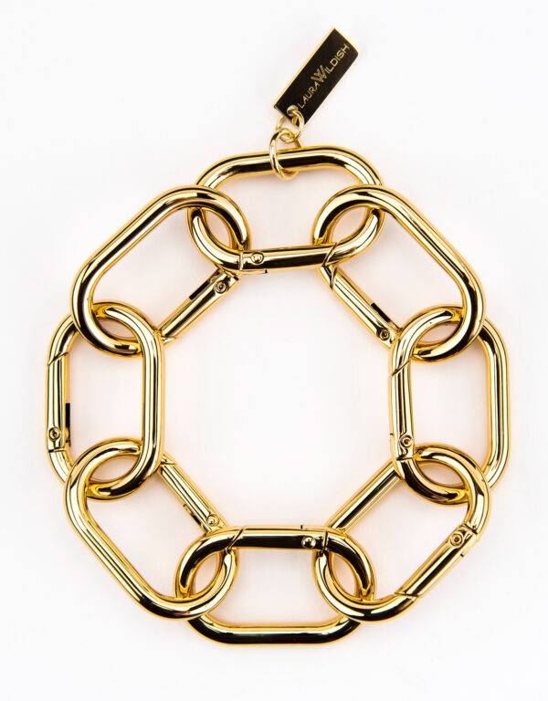 THE GOLD NAKED ATTENTION SEEKER BRACELET