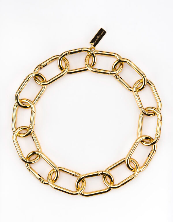 THE GOLD NAKED ATTENTION SEEKER NECKLACE