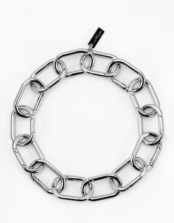 THE SILVER NAKED ATTENTION SEEKER NECKLACE