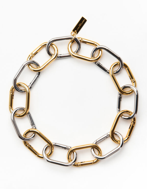 THE MIXED METALLIC NAKED ATTENTION SEEKER NECKLACE