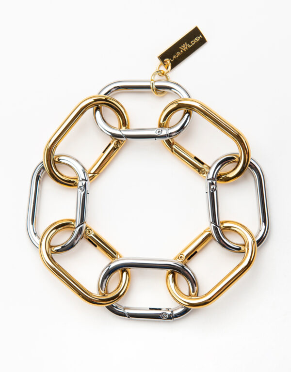 THE MIXED METALLIC NAKED ATTENTION SEEKER BRACELET