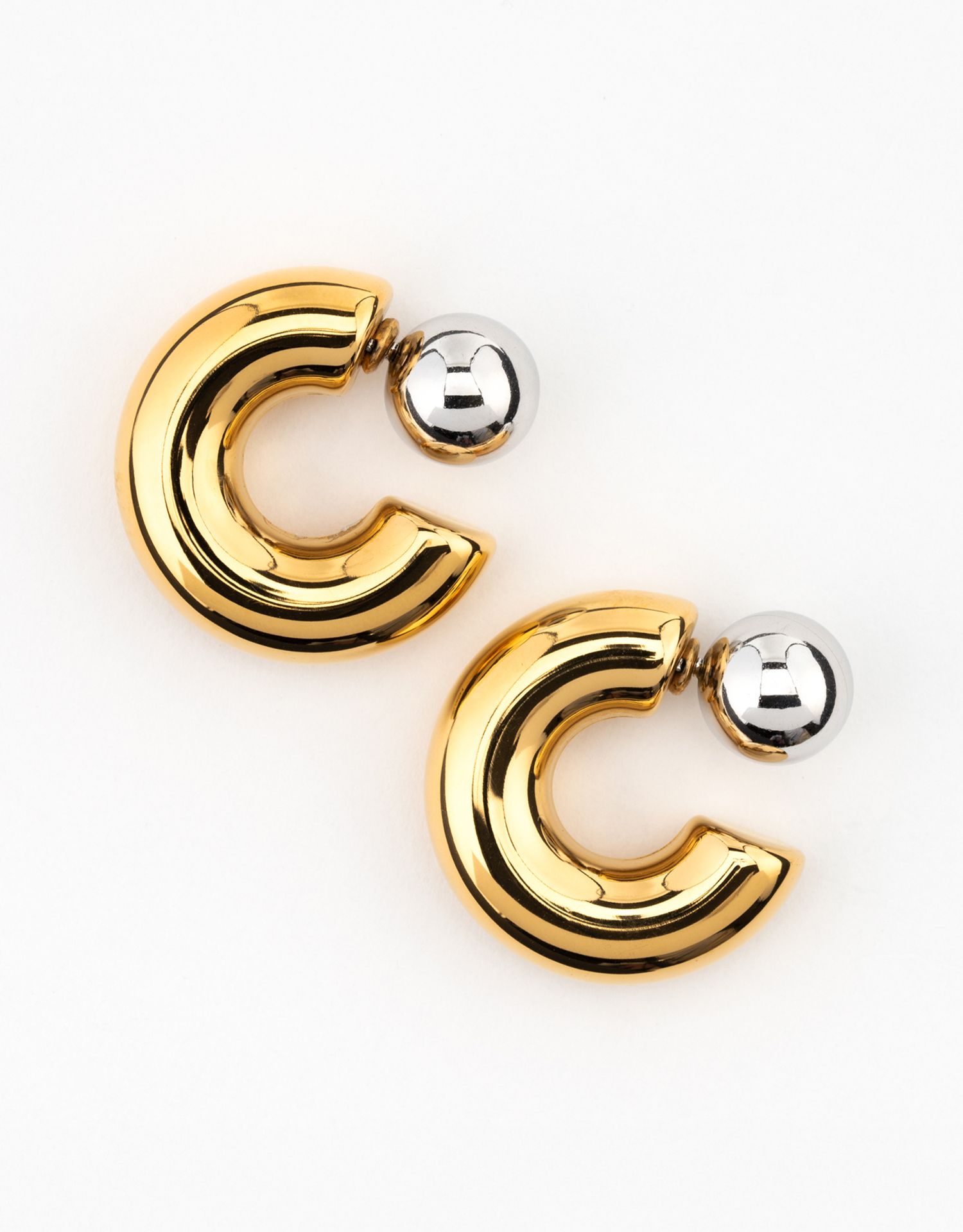 ALL EYES ON YOU LUXURY WATERPROOF GOLD & SILVER EARRINGS